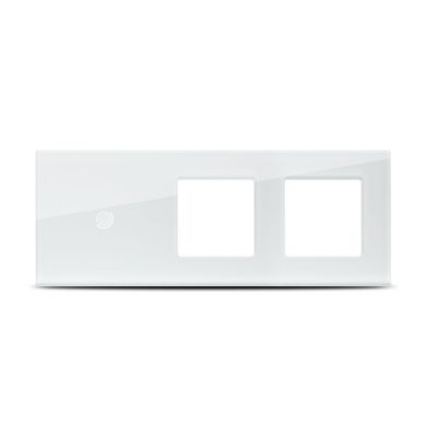 Rama tripla 2P+1T alb, aparataj touch PULSAR NS