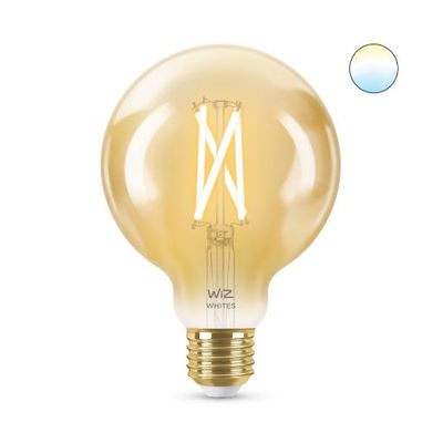 Bec LED filament G95 6.7-50W E27 920-950, auriu, Wiz