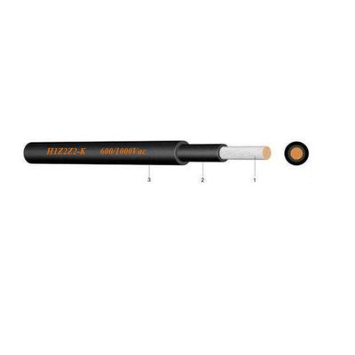 Cablu solar H1Z2Z2-K 1x4, rosu