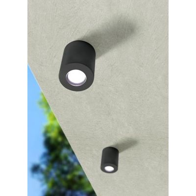 Aplică franca 6W GU10 2700K-4000K IP55 LED, negru, Fumagalli