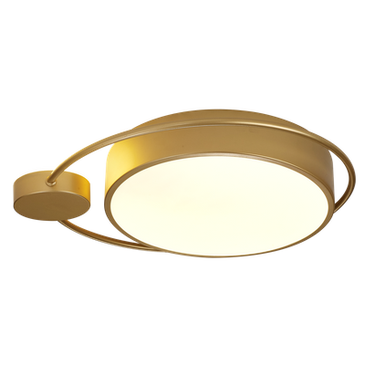 Plafonieră Moon 28W 1400lm 3000K 440x70mm, auriu, Erste