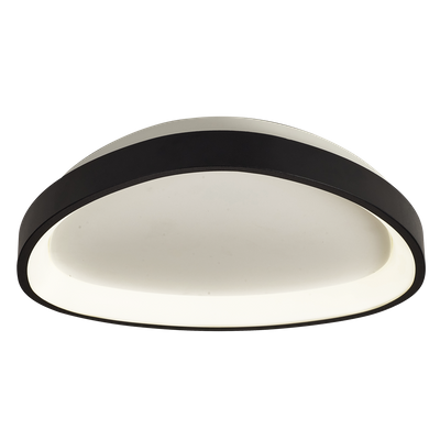 Plafonieră Mars 35W 1750lm 3000K 420x58mm, negru, Erste