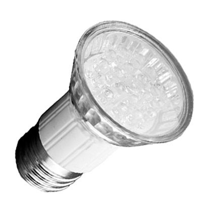 Bec LED Spot 1.5W E27 Alb