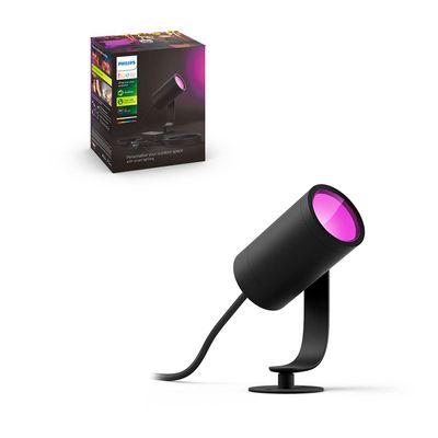 Spot exterior RGBW 8W 24V IP65, negru, Philips