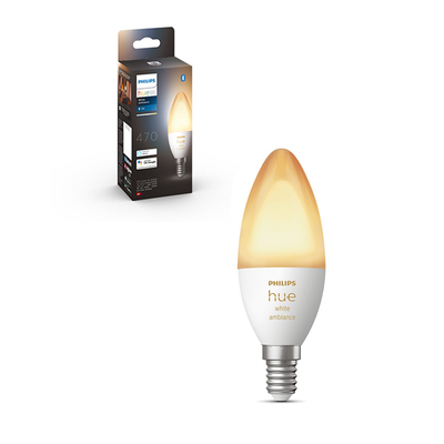 Bec LED lumânare B39 5.2W E14 white ambiance, Philips