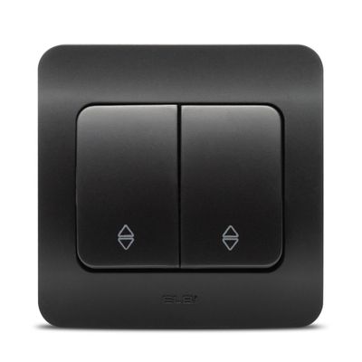 Comutator cap scară negru mat Jazz, Elbi