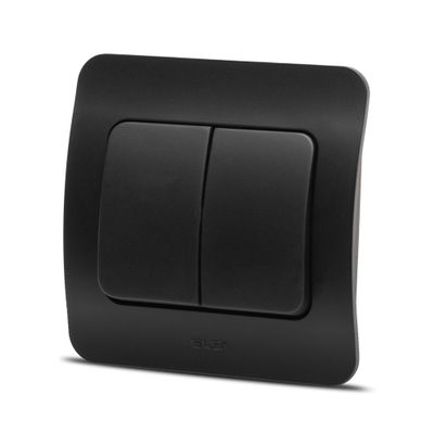 Comutator negru mat Jazz, Elbi