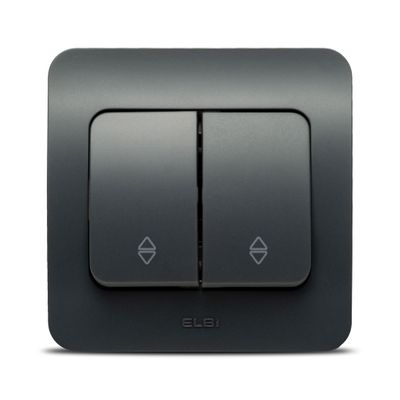 Comutator cap scară antracit Jazz, Elbi