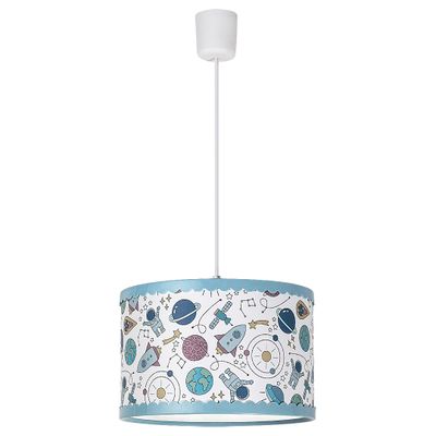 Pendul Hanka 1 x E27 40W Albastru Rabalux