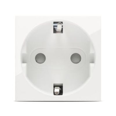 Priză Schuko Protecție Copii 2M alb Moda Voice, Elbi