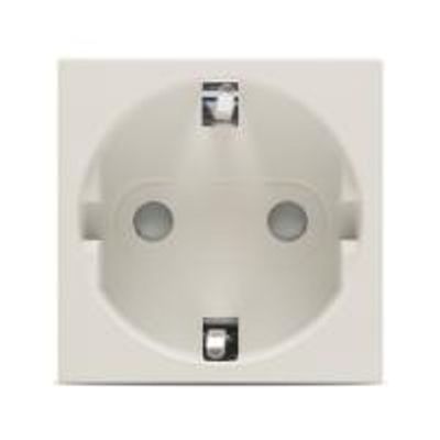 Priză Schuko Protecție Copii 2M bej mat Moda Voice, Elbi