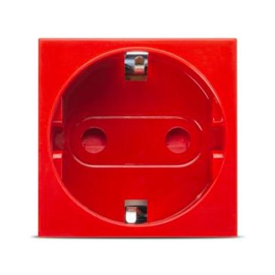 Priză Schuko Protecție Copii 2M roșu Moda Voice, Elbi