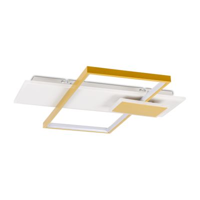 Plafonieră Elia 55 W auriu cu alb, Erste