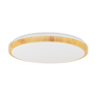 Plafonieră LED Woody 45W alb cu maro, Erste