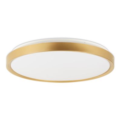 Plafonieră LED Glow 45W alb cu auriu, Erste