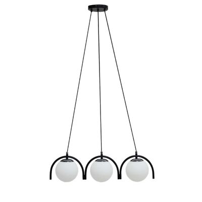 Pendul Glace 3xE27 max. 60W negru, Erste