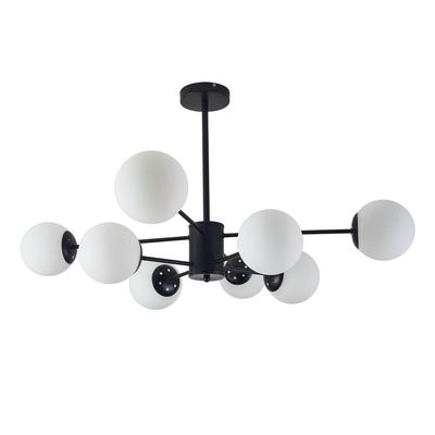 Pendul Lace 8XE27 IP20, negru, Erste