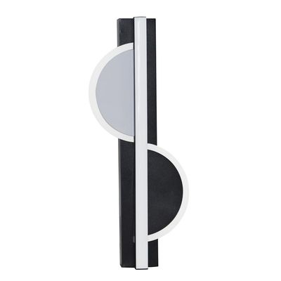 Aplică Zuleya LED 24W 1680lm, 3000K/4000K/6000K, negru, Erste