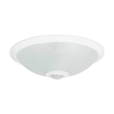 Plafonieră 2xE27 cu senzor de mișcare PIR 360°, IP20, Erste