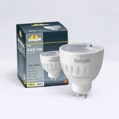 Bec LED spot 6W GU10 CCT, Fumagalli