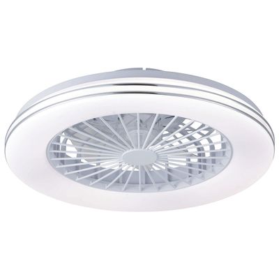 Plafoniera Breezy cu ventilator 48W CCT cu telecomandă, Erste