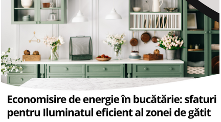 Economisire de energie electrică în bucătărie: sfaturi pentru iluminatul eficient al zonei de gătit 