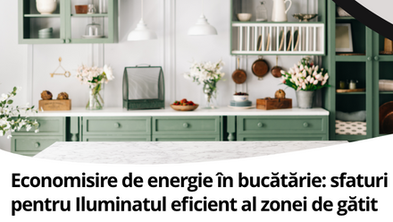 Economisire de energie electrică în bucătărie: sfaturi pentru iluminatul eficient al zonei de gătit 