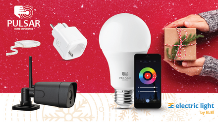 Bucură-te de magia sărbătorilor cu produsele smart de la PULSAR! 