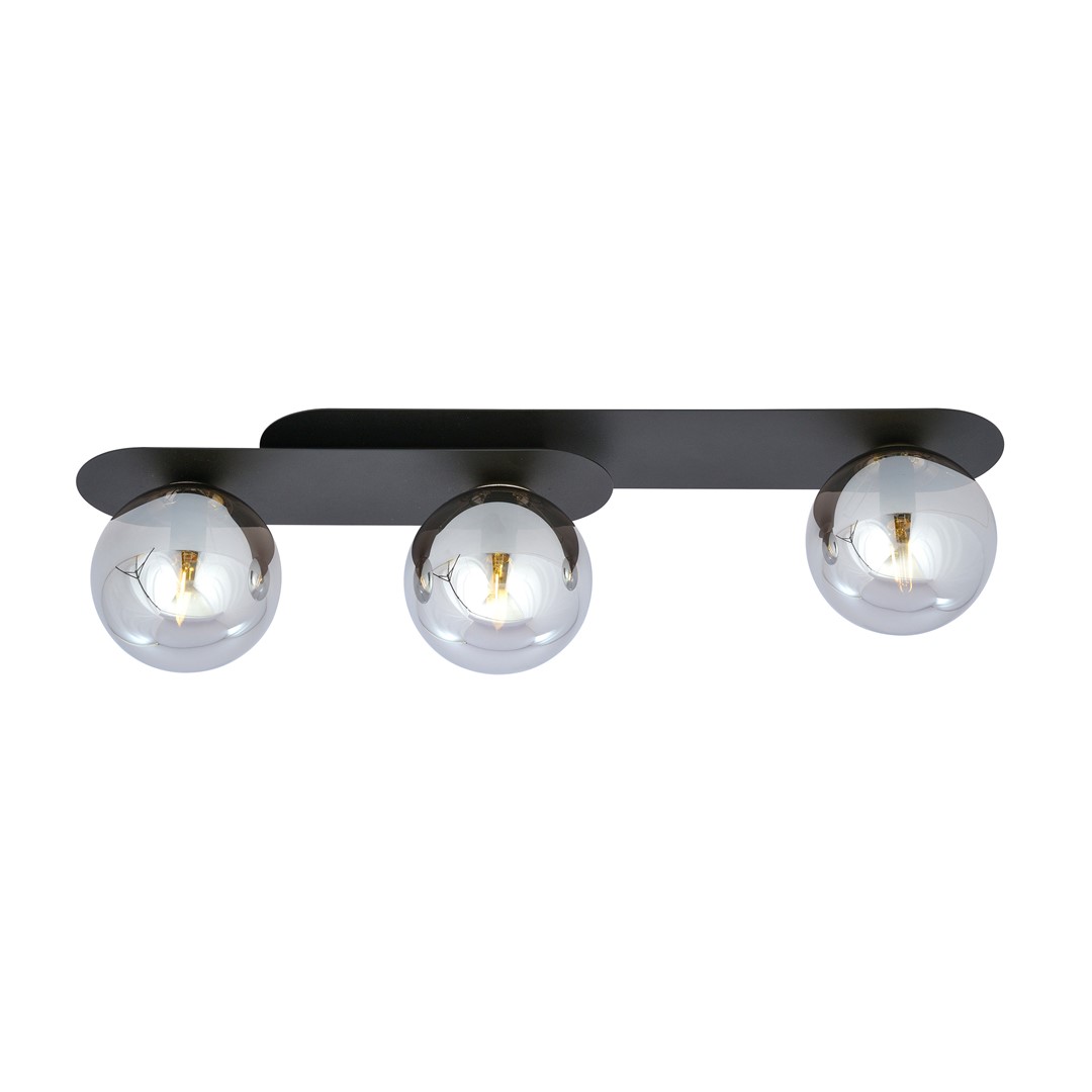 Plafoniera PLAZA E14 Negru 1119_3, Emibig