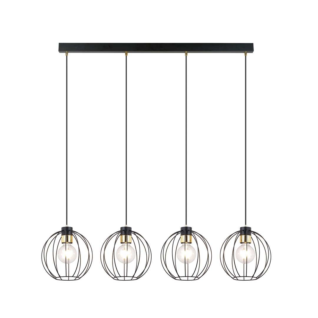 Pendul GINO E27 Negru + auriu 1222_4, Emibig