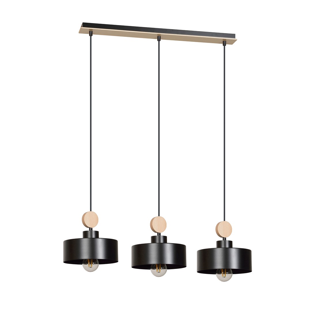 Pendul TUNISO E27 Negru 582_3, Emibig