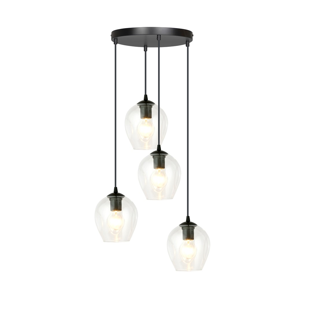 Pendul ISTAR E27 Negru 679_4PREM, Emibig