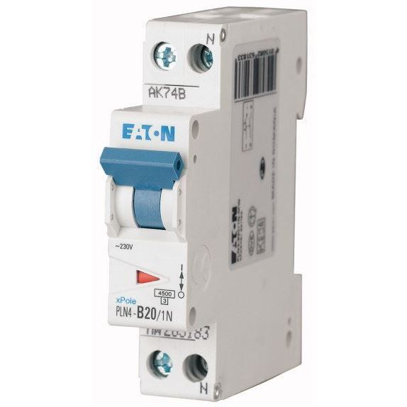Intrerupator Automat 40A 1P+N C 4.5Ka PLN4