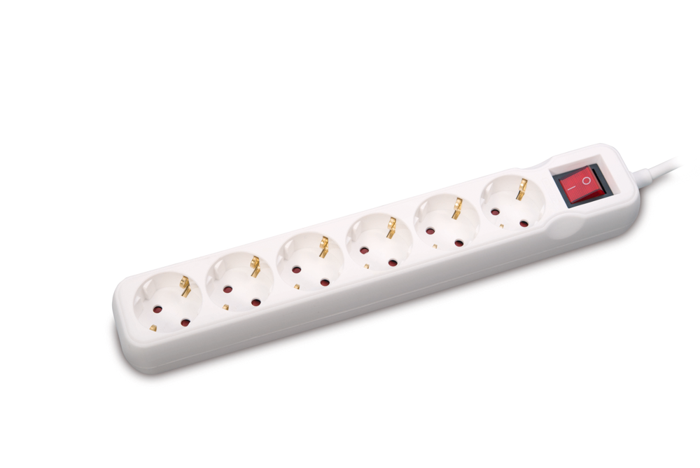 Prelungitor 1.5m 6 Prize cu CP cu Intrerupator