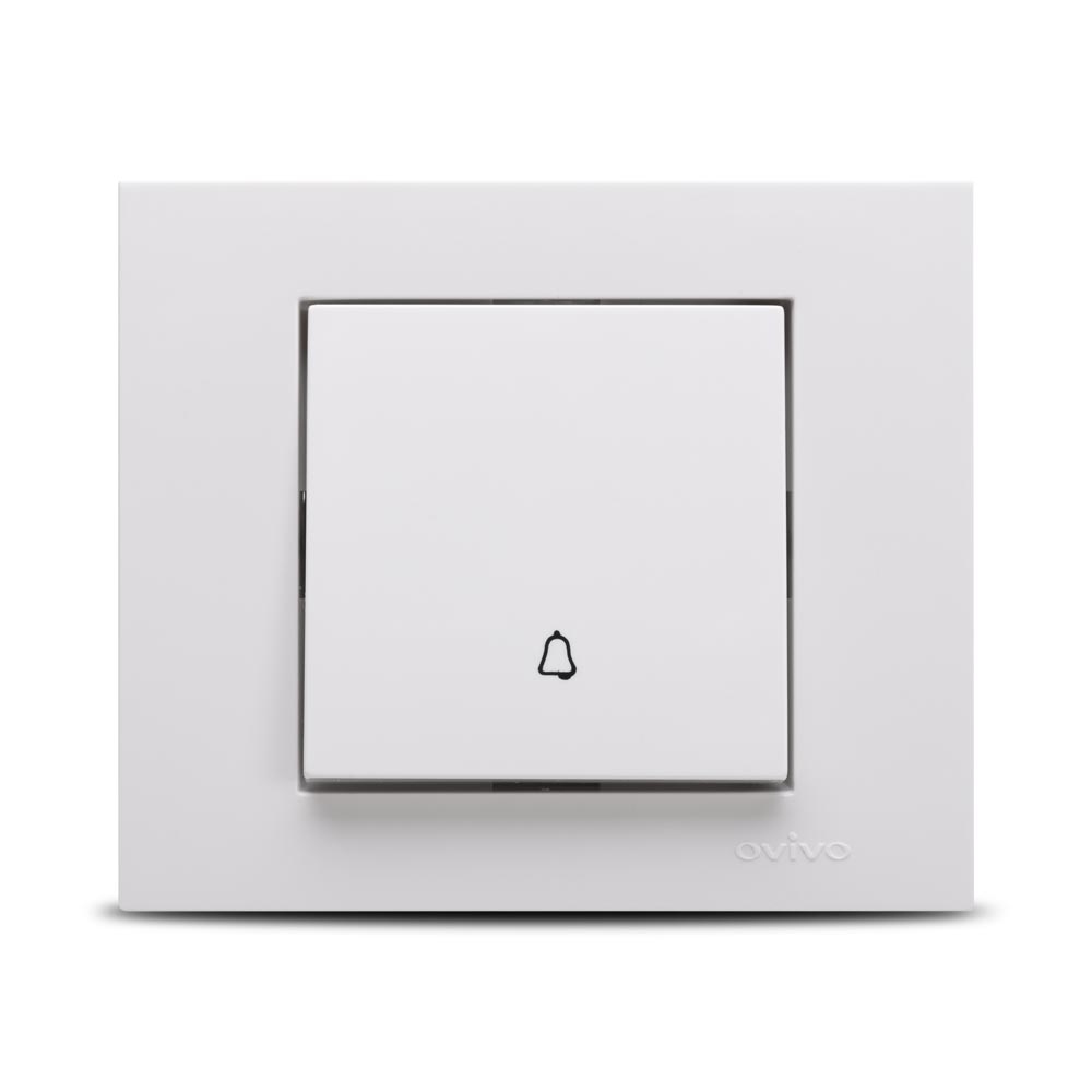 Intrerupator Sonerie ST Alb Ovivo Grano, 400-010200-207
