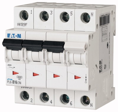 Intrerupator Automat 63A 3P+N C 6KA (Eaton)