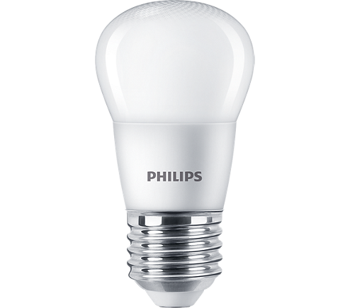 Bec LED sferic P45 5W E27 827, Corepro Philips