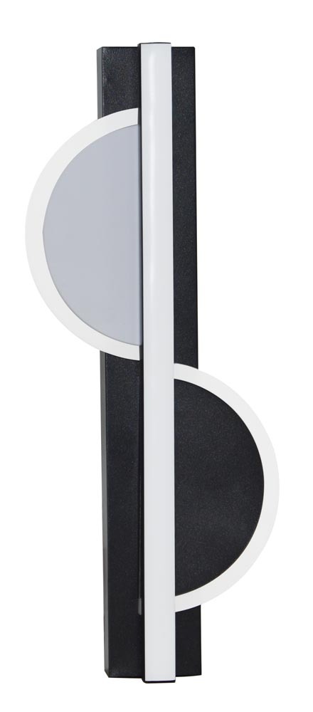 Aplică Zuleya LED 24W 1680lm, 3000K/4000K/6000K, negru, Erste