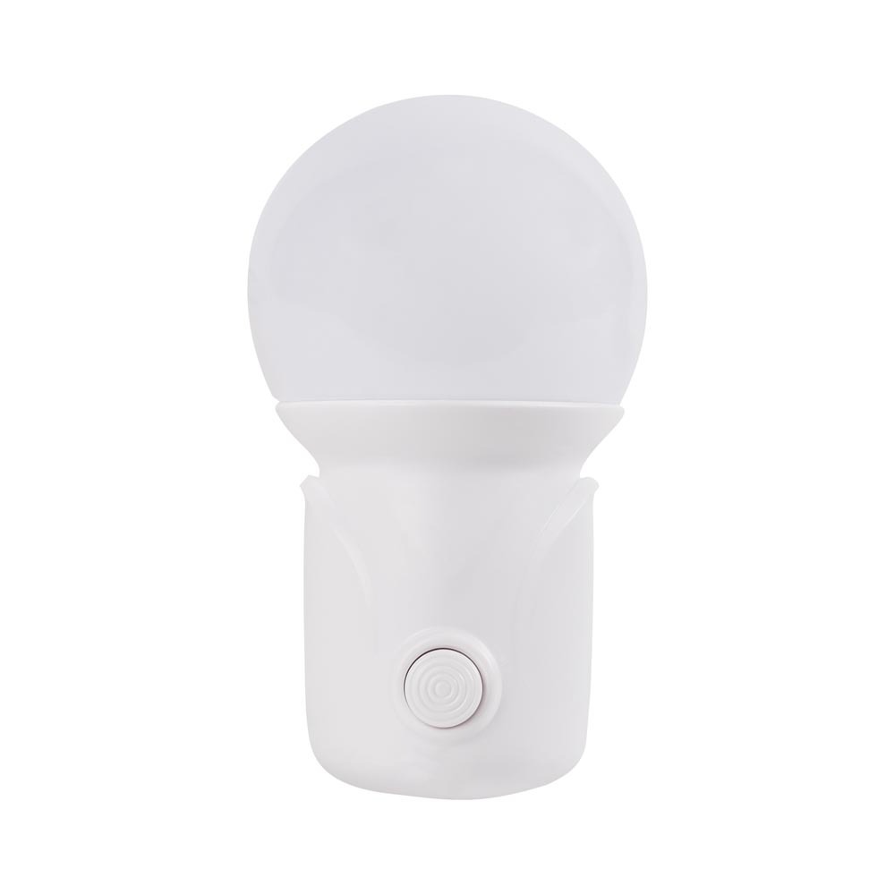 Lampă de veghe Bulb LED 1W, alb, Erste